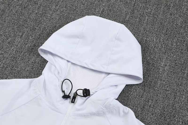 25-26 PSG White Hoodie Jacket Tracksuit