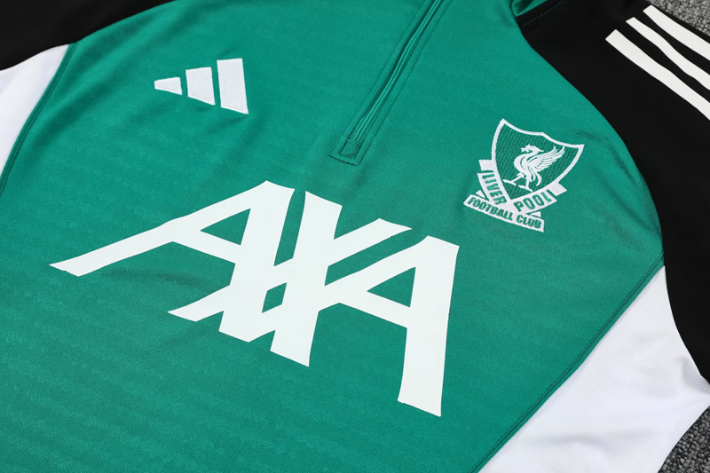 25-26 LIV Green Half Pull Tracksuit (半拉链)