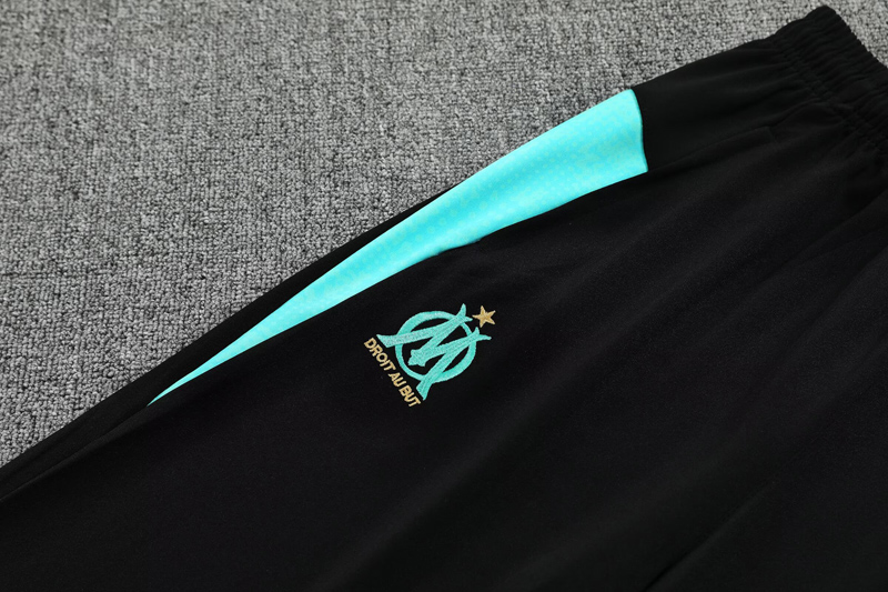 25-26 Marseille Lake blue Half Pull Tracksuit (半拉链)