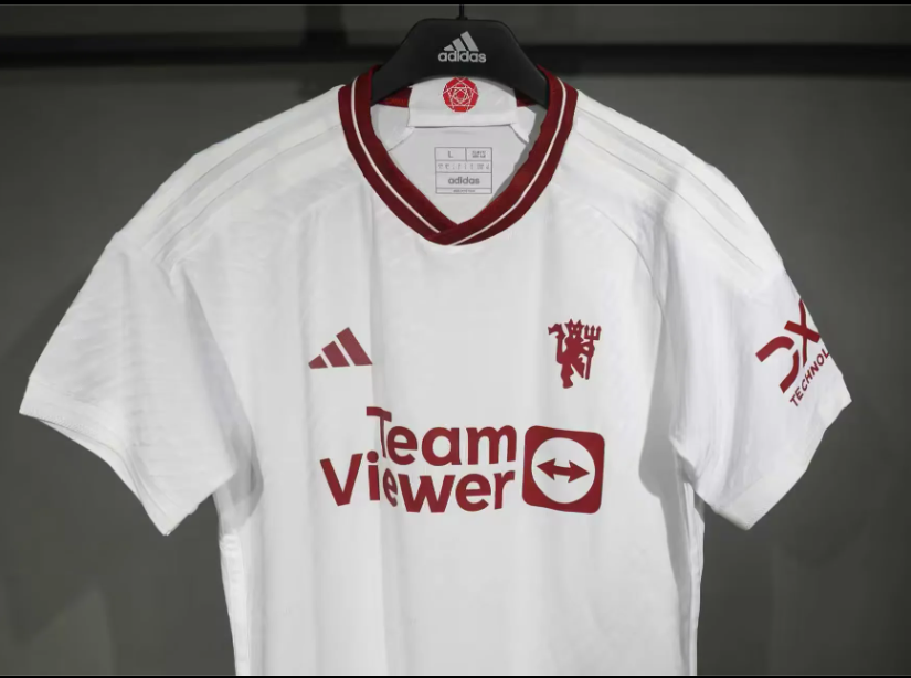 23-24 Man Utd three players 1:1 Fans Soccer Jersey