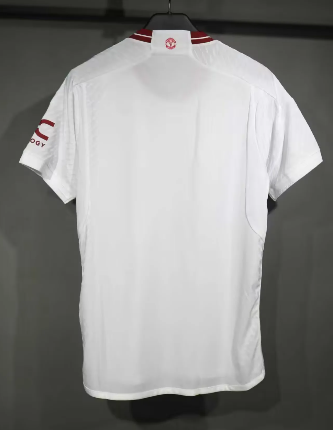 23-24 Man Utd three players 1:1 Fans Soccer Jersey