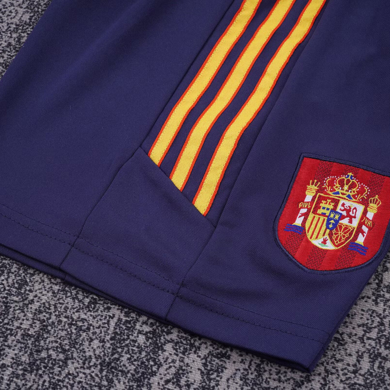 1996 Spain Home Kids Retro Soccer Jersey