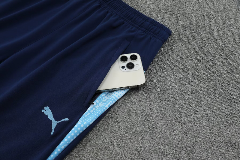 25-26 Man City Light blue Half Pull Tracksuit (半拉链)(印花)