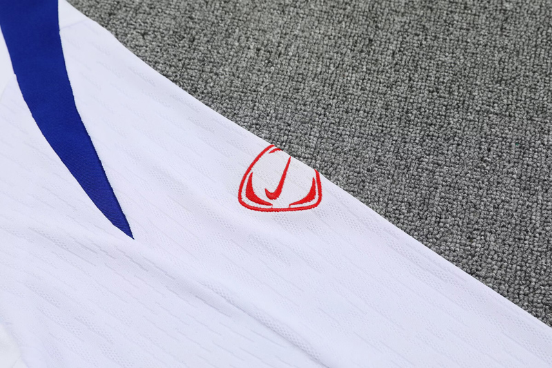 25-26 PSG White Half Pull Tracksuit (半拉链)