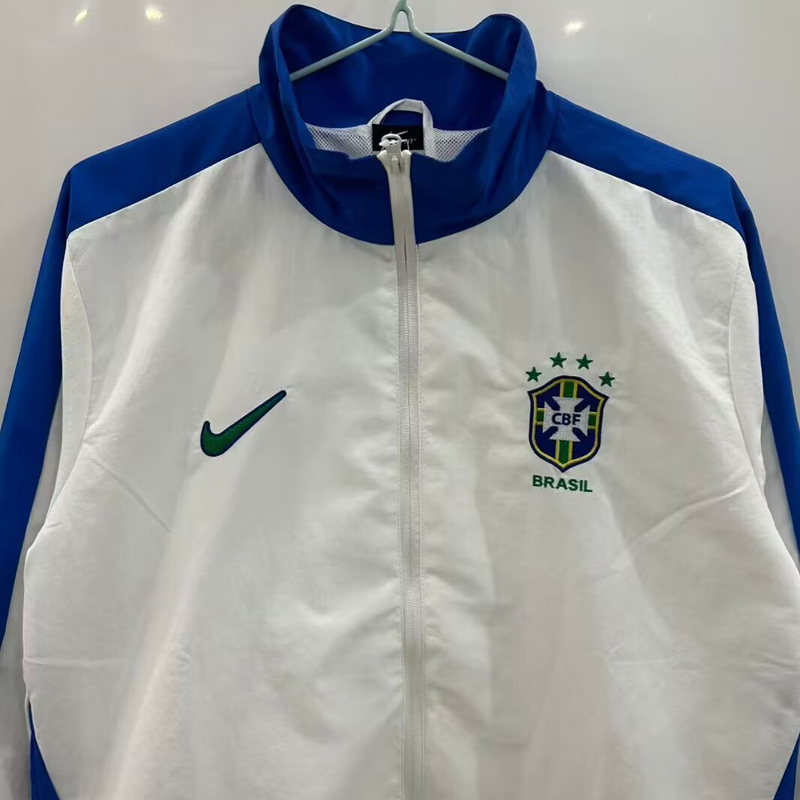 25-26 Brazil White Windbreaker