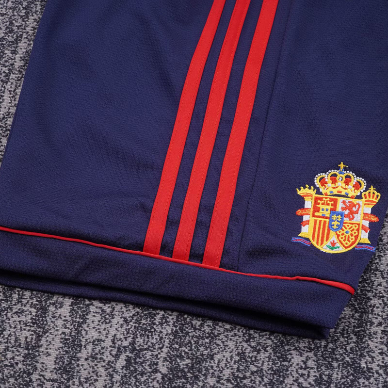 1998 Spain Home Kids Retro Soccer Jersey