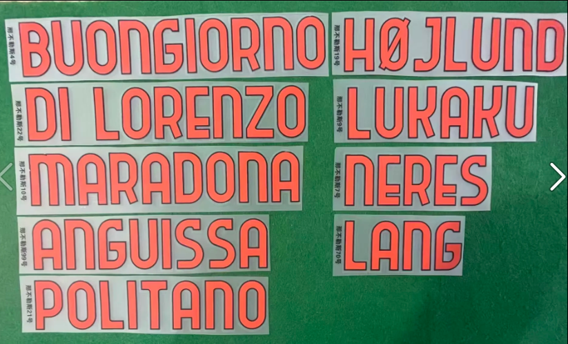 25-26 Napoli Halloween Edition Fans Soccer Jersey