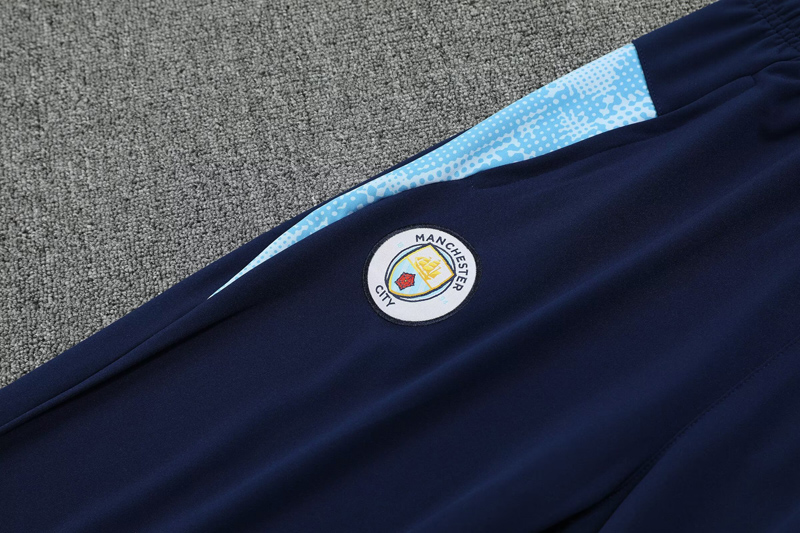 25-26 Man City Light blue Half Pull Tracksuit (半拉链)(印花)