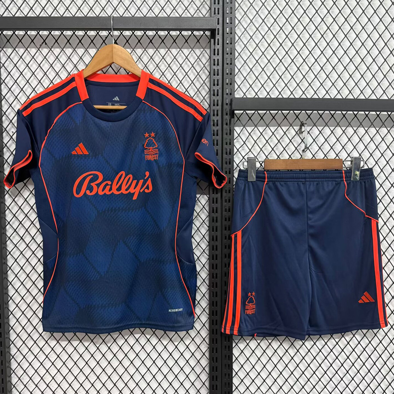 25-26 Nottingham Forest Third Kids Soccer Jersey