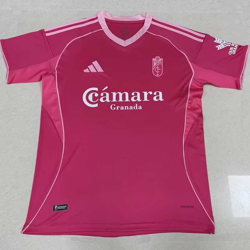 25-26 Granada Pink Fans Soccer Jersey