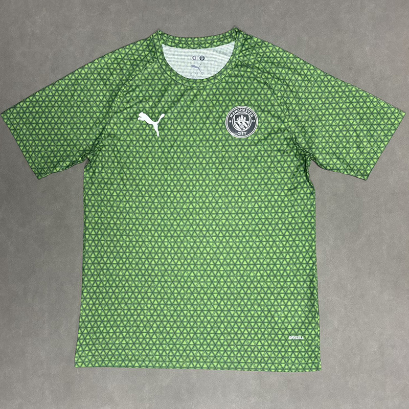 25-26 Man City Green Training shirts