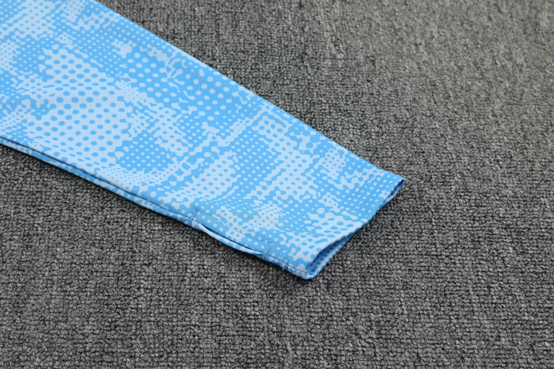 25-26 Man City Light blue Half Pull Tracksuit (半拉链)(印花)