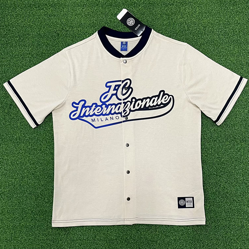 25-26 INT Beige Casual Edition Baseball Jersey