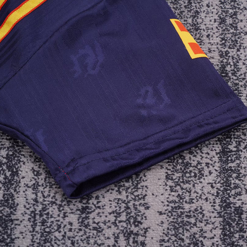 1996 Spain Home Kids Retro Soccer Jersey