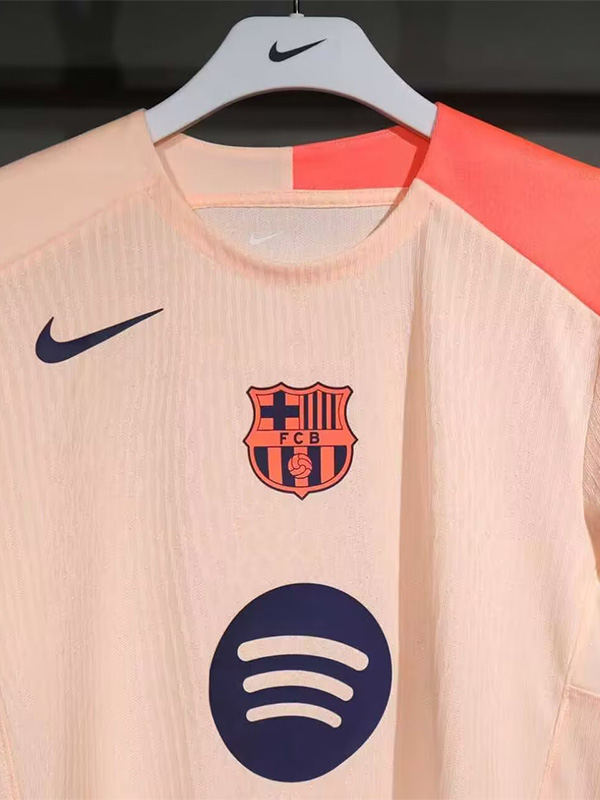 25-26 BAR Beige Pink Player Version Training Shirts