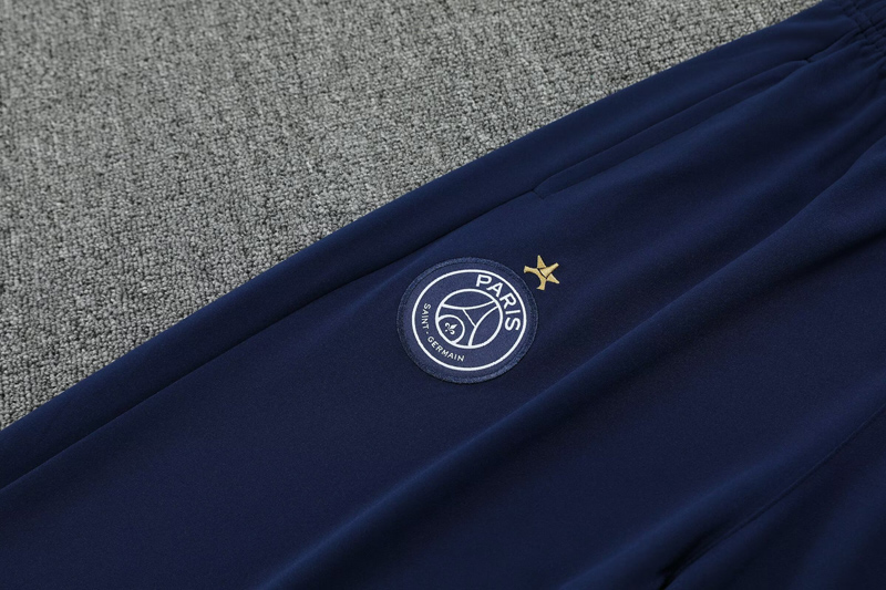 25-26 PSG Fancy blue Half Pull Tracksuit (半拉链)