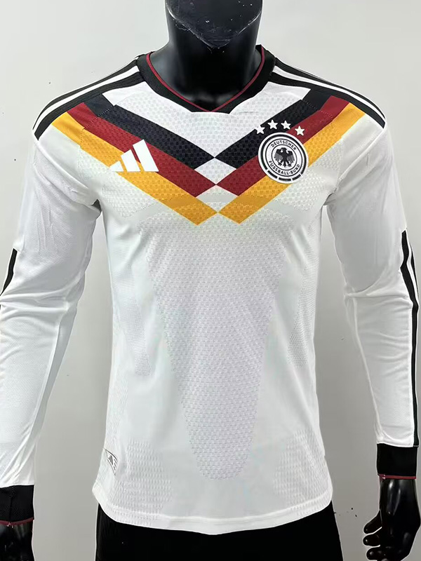 2026 Germany Home Long Sleeve Player Version Soccer Jersey (长袖球员)