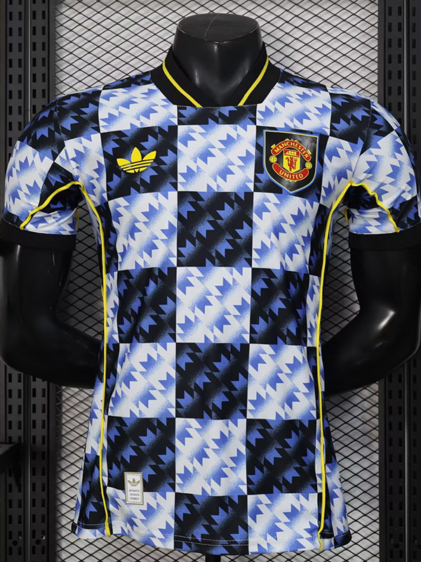 25-26 Man Utd Blue Black Special Edition Player Version Training shirts