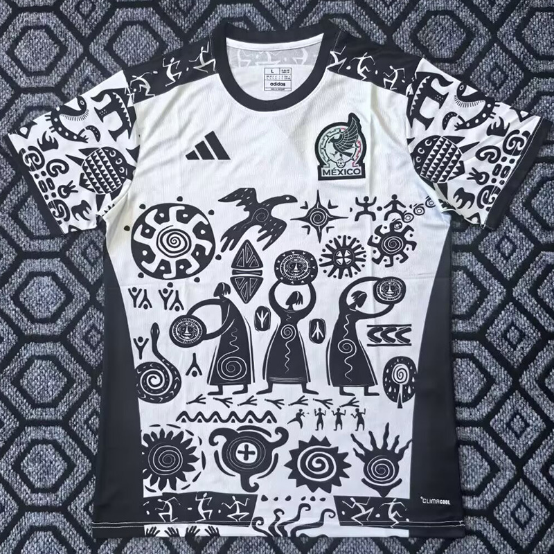 25-26 Mexico Black White Special EditionTraining Shirts