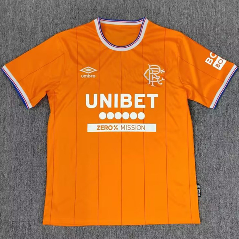 25-26 Rangers Orange Fans Soccer Jersey
