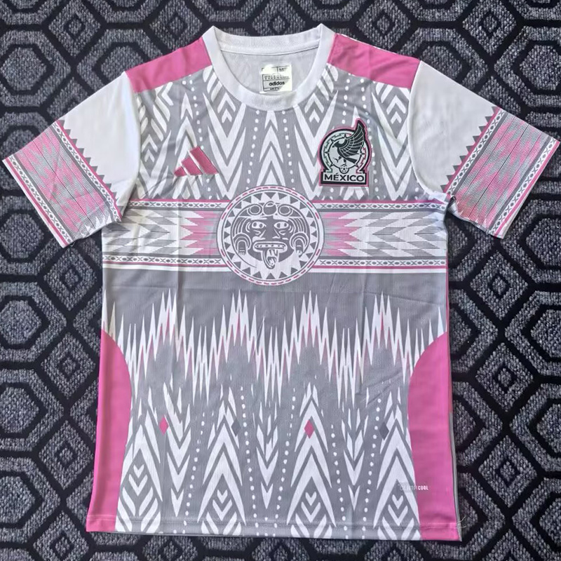 25-26 Mexico Pink Grey Special EditionTraining Shirts