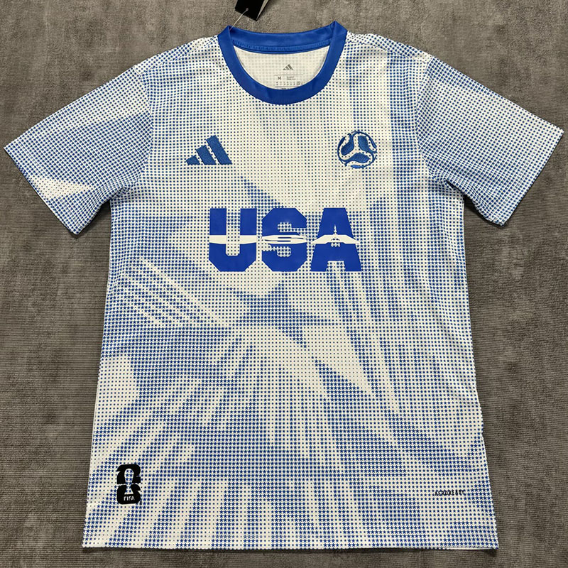 2026 USA World Cup Culture Promotion Blue Training shirts