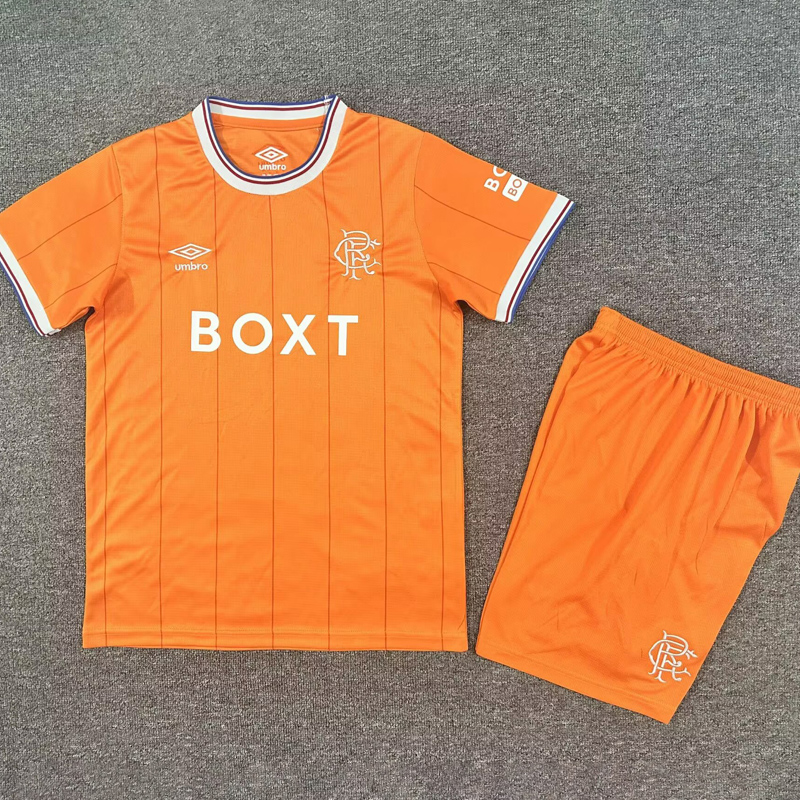 25-26 Rangers Orange Kids Soccer Jersey