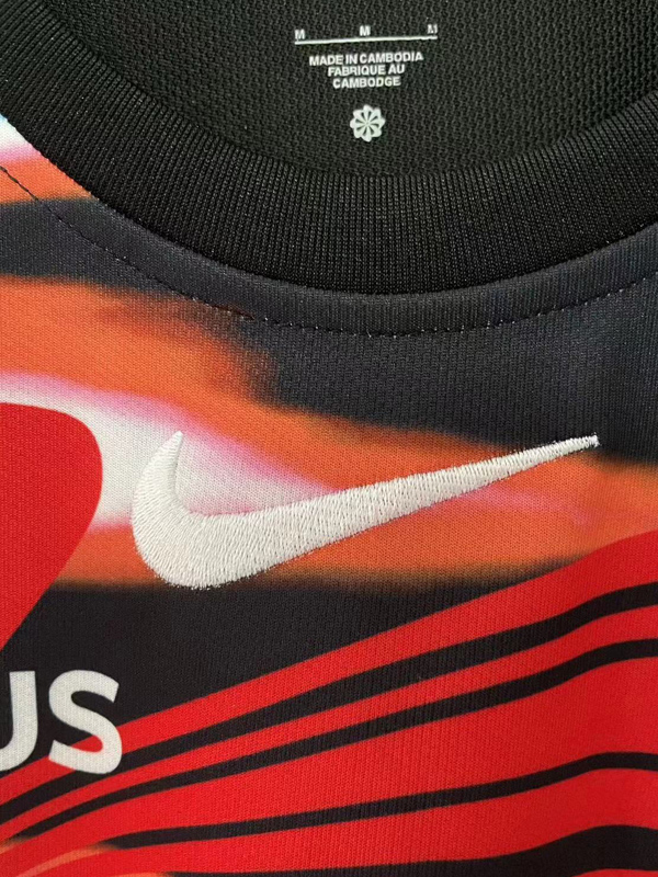 2025 Toulouse Red Black Rugby Jersey (圆领)