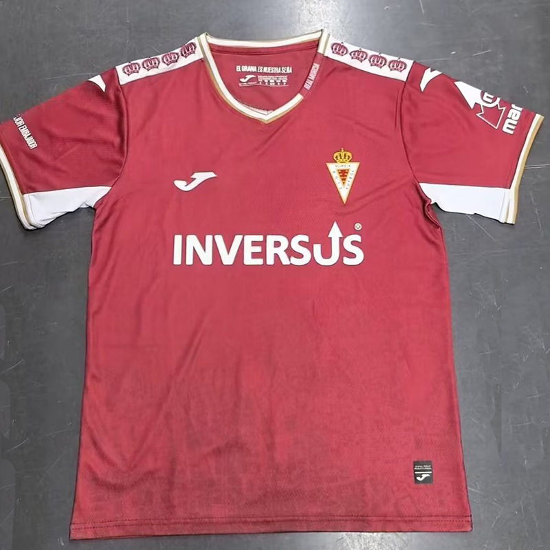 25-26 Real Murcia Home Fans Soccer Jersey