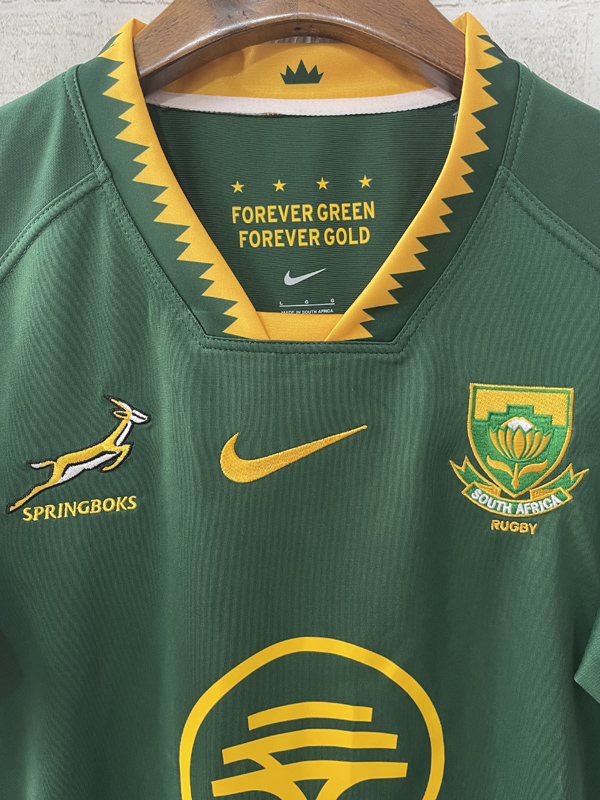 2025 South Africa Green Rugby Jersey (圆领)