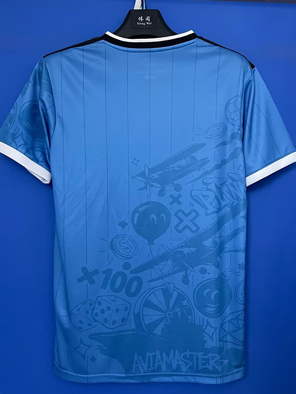 25-26 Italy Blue Special Edition Training shirts (游戏图案)