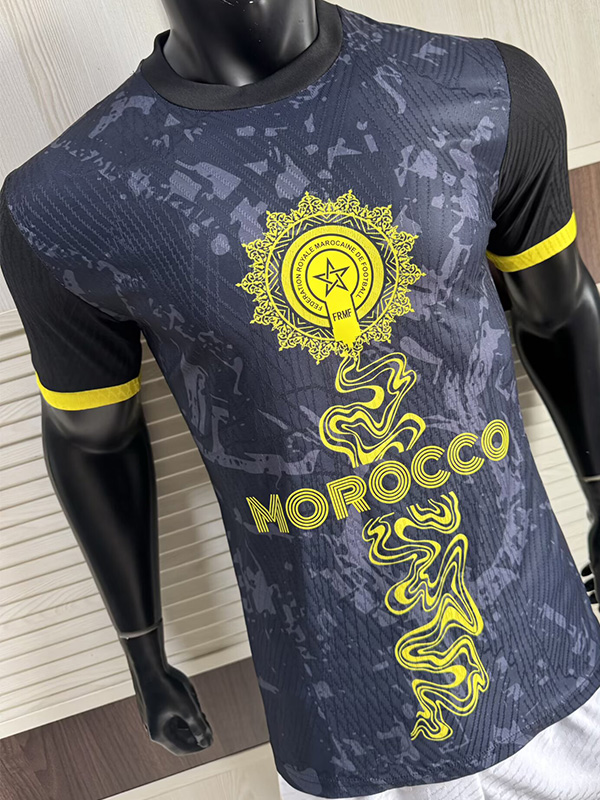 25-26 Morocco Black Special Edition Player Version Training shirts