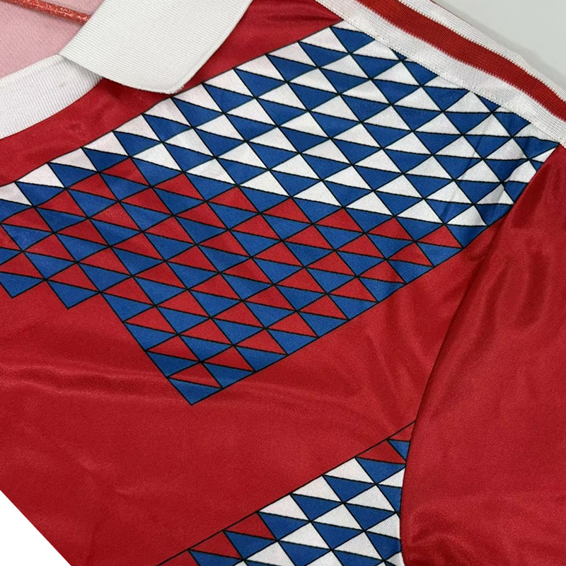 1990 Slovakia Red Retro Soccer Jersey