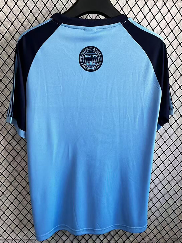 2025 Ad Oasis Joint Edition Blue Casual T-Shirt