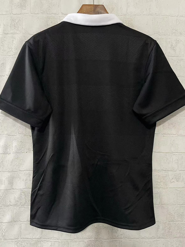 2025 New Zealand Black Away Polo Rugby Jersey (有领)