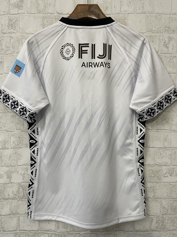 2025 FIJI Home White Rugby Jersey (圆领)