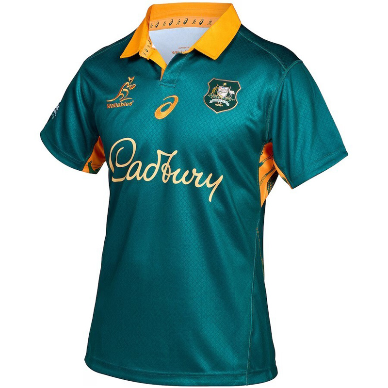 2025 Australia Green Polo Rugby Jersey (有领)