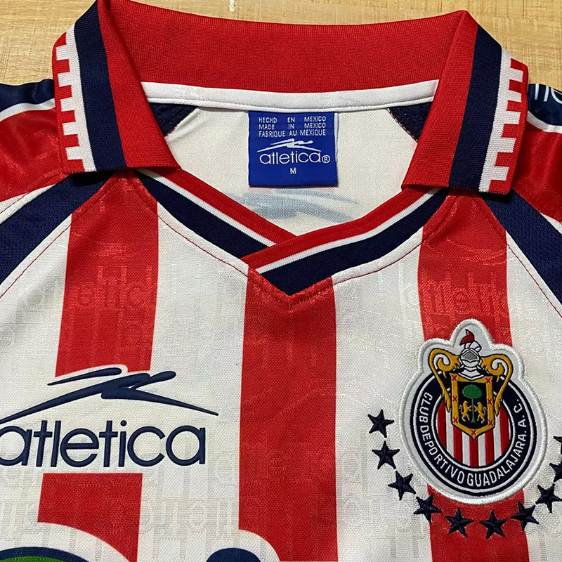 1999-2000 Chivas Home Long Sleeve Retro Soccer Jersey (长袖)