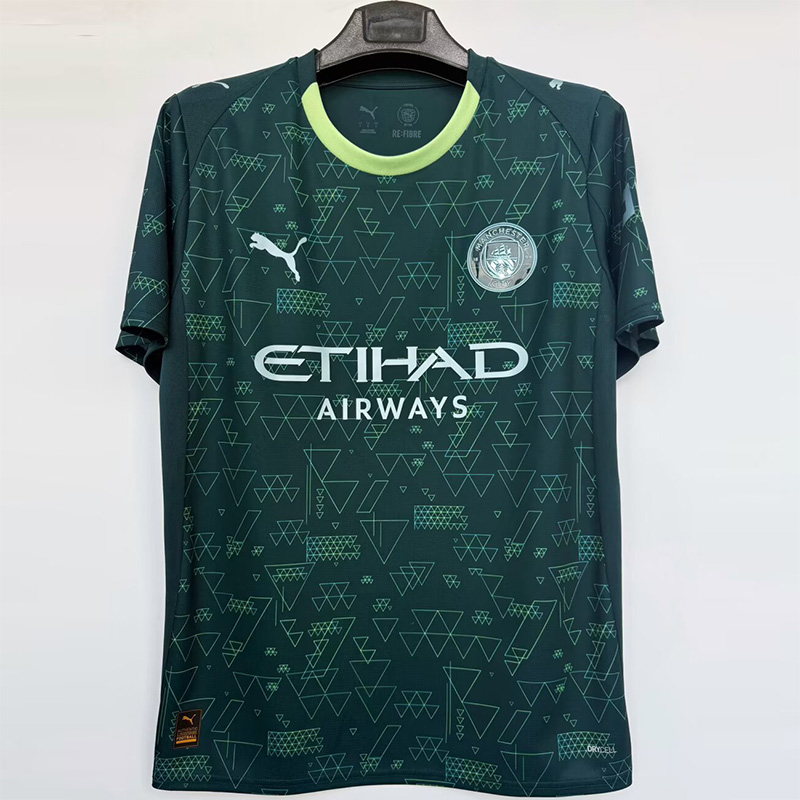 25-26 Man City Fourth 1:1 Fans Soccer Jersey