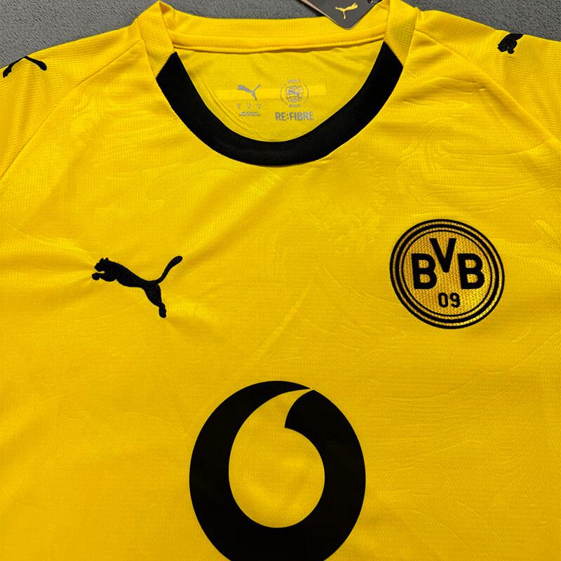 25-26 Dortmund Home Champions League Version Fans Soccer Jersey（欧冠版）