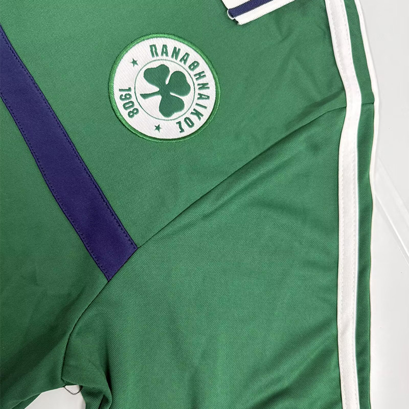 2000-2001 Panathinaikos Home Retro Soccer Jersey