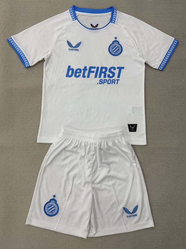 25-26 Bruges FC Away Kids Soccer Jersey