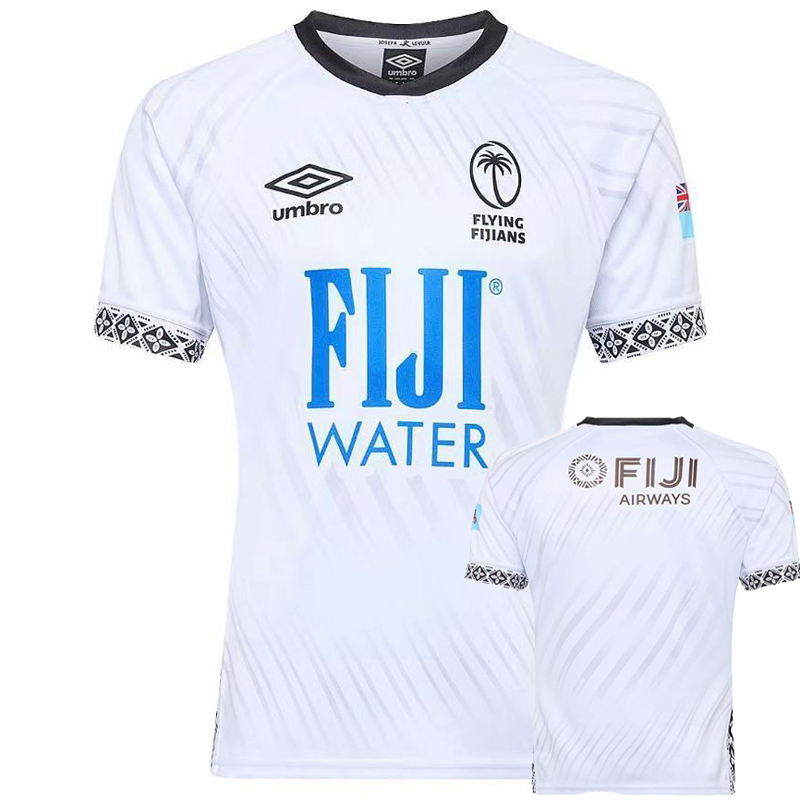 2025 FIJI Home White Rugby Jersey (圆领)