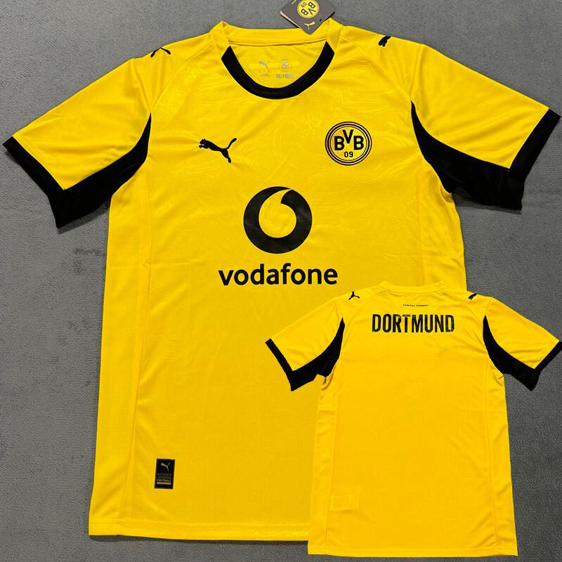 25-26 Dortmund Home Champions League Version Fans Soccer Jersey（欧冠版）