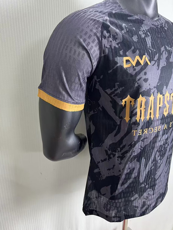 Trapstar Black Grey Casual Player Version Training shirts