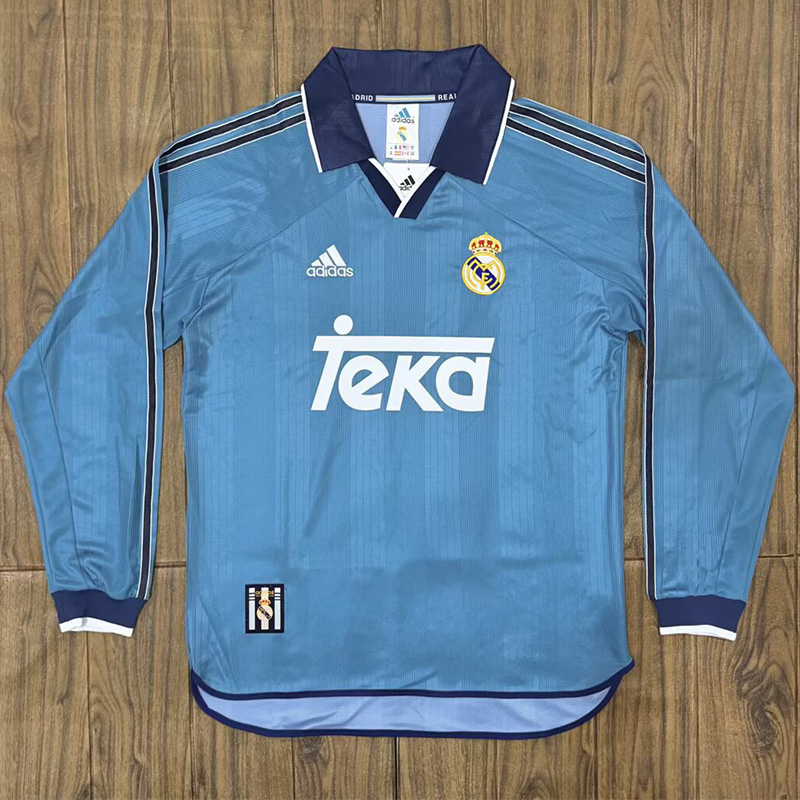 1999-2000 RMA Third Long Sleeve Retro Soccer Jersey (长袖)