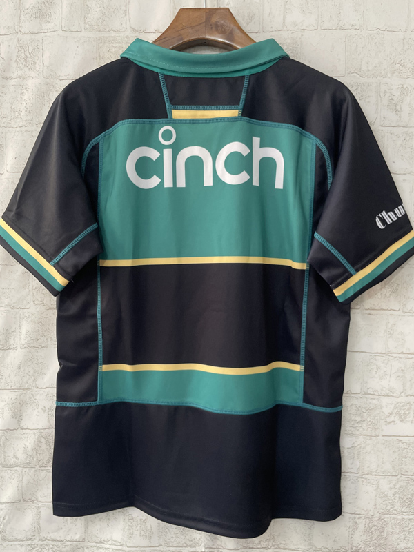 2025 Northampton Saints Home Black Polo Rugby Jersey (有领)