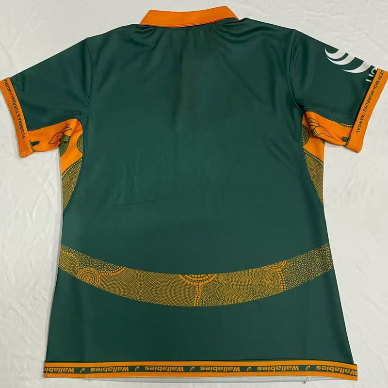 2025 Australia Green Polo Rugby Jersey (有领)