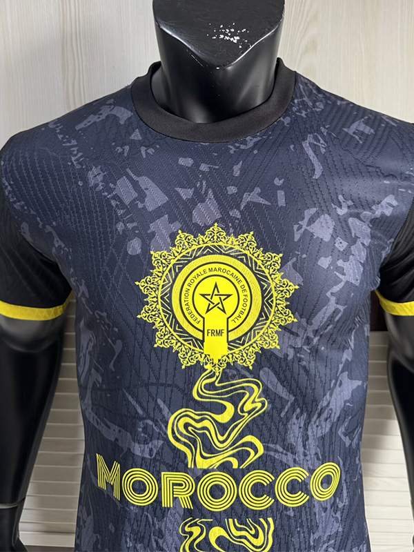 25-26 Morocco Black Special Edition Player Version Training shirts