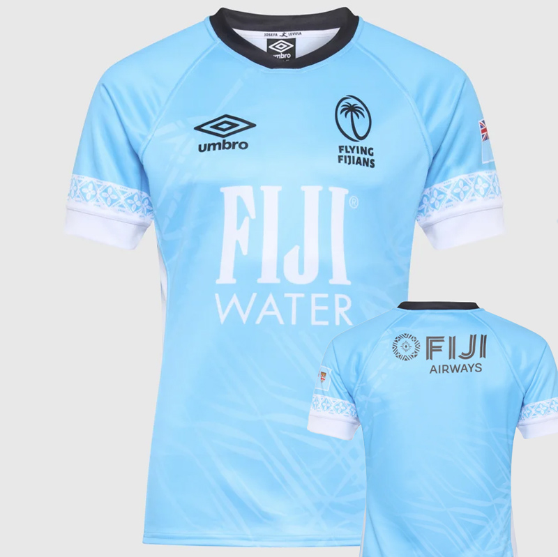 2025 FIJI Away White Rugby Jersey (圆领)